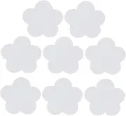8pcs Set Petal-Design Anti-Skid Bathroom Mat Self-Adhesive Pad Stain-Resistant for Shower Bath