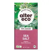 Alter Eco Organic Dark Chocolate - Sea Salt | Flora & Fauna AU
