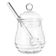Honey Pot with Dipper Spice Jars Essential Home Storage Container