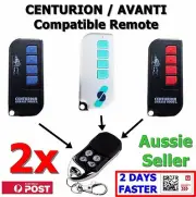 2 x Avanti/Centurion Garage Door Compatible TX4/MPS/DPS/SDO21/12 Remote T Series