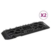 Nylon Traction Boards 2 Off Road Recovery Gear 107x31x7 cm Black