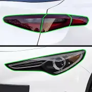 Fits Alfa Romeo Stelvio 19-25 Tail Head Light Precut Smoked PPF Tint Headlight (for: Alfa Romeo)
