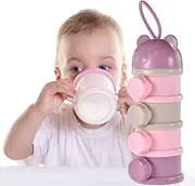 Formula Dispenser - Portable Multi-Tier Storage Container for Milk Powder - Tiered Formula Organizer Boxes for Wife, Husband, Parents, Children