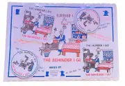 Vintage Hostess Set Paper Placemats Napkins Coasters Amish Sealed