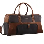 Pierre Cardin PC2887 Canvas Overnight Bag - Black