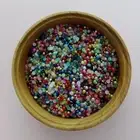 400pcs 3mm Pearl Colour MIX Cabochons Half Round Flatback Nail Art AUS S012-M