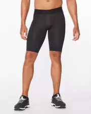 2XU Mens Force Compression Shorts - Black/Gold HOT BARGAIN