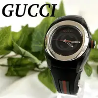 在飛比找蝦皮購物優惠-GUCCI 古馳 手錶 綠紅綠織帶 Interlocking