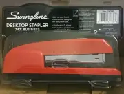 Classic Swingline 747 Business Full Strip Desk Stapler Office Space Rio Red - S2
