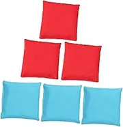 ADOCARN 6pcs Outdoor Game Bean Bags for Tossing Fun Party Activities Interactive Toss for Friends and Family Enhance Coordination and Communication