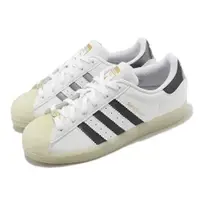 在飛比找ETMall東森購物網優惠-adidas 休閒鞋 Superstar 白 銀 黑 男鞋 