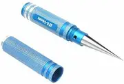 ShareGoo 0-14mm Aluminum Alloy Expanding Hole Puncher Opener Reamer Tool for RC Model Body Connector,Male/Female with Protective Sleeve (Blue)