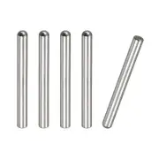 8x80mm Dowel Pins, 5pcs Round Head Flat Chamfered End Dowel Pin