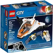 LEGO 60224 Satellite Service Mission Space Shuttle Toy