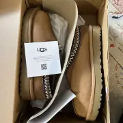 Women’s UGG Tasman Chestnut Fur Slippers Sizes 6 NEW* 100% Authentic