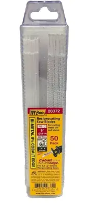 (50) IVY Classic 8"-Inch BI-Metal 10/14TPI Reciprocating Saw Blades