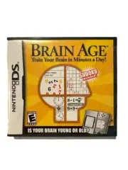 New Factory Sealed Nintendo DS Game Brain Age Train Your Brain In Minutes A Day!