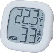 Digital Hygrometer Indoor Thermometer Humidity Meter Room Thermometer Temperature Humidity Monitor for Home, Bedroom, Baby Room, Office, Greenhouse, Cellar (Off White)