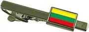 [Select Gifts] Lithuania Flag Tie Clip Bar 55mm Pouch