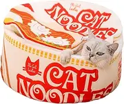 Ramen Bowl Dog Bed, Noodle Bowl Pet Bed, Soft Dog Sofa Nest, Creative Pet Nest, Indoor Pet Bed, Pet Sofa Nest, Ramen Shaped Pet Bed, Dog Bed with Cover, Large Cat Bed, Medium Pet Bed, Small Cat Bed