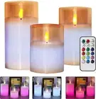 RGB Flameless Led Candles Flickering & Timer, Festival Wedding Home Party Decor