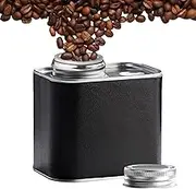 Coffee Bean Storage Container Airtight | Coffee Vacuum Seal Canister - Smell-Proof Single-Way Valve Vacuum-Sealed Multipurpose Jar For Workplace Travel Pantry Shelf Tea Cafe