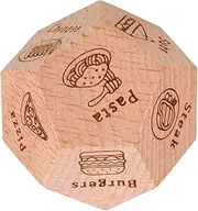 KONTONTY Food Decision Dice Kitchen Gadget Meal Choice Game Props for Fun Dinner Planning Creative Recipe Selector Unique Present Idea for Friends and Family