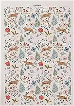 Ceramic Transfer Paper - Flower Shoe Clay Decals, Decorative Clay Transfer Paper | Water Soluble Transfer Paper Rustic Colourful Flower Decals Handmade for Earrings Crafts
