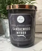 DW Home Sandalwood Myrrh Hand Poured 2 Wick Candle 56 Hours Large 15 oz