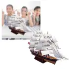Paper Sailboat Ship Kits 3D Puzzle Ship Model Kits for Adults Children Teens