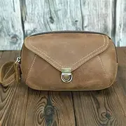 [DLUXCA] Mini Clutch Bag Retro Multifunctional Hand Bag Messenger Bag Casual Mobile Phone Bag (Color : D, Size : 11 * 2.5 * 18cm)