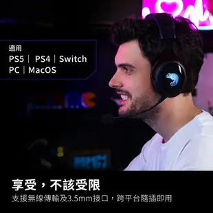 Brook Headset 2.4GHz 3.5mm無線耳機 支援PS5/PS4/Switch/PC/MacOS