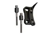 Milodon Timing Pointer Billet Aluminum Black 6.325 in. 7.074 in. Diameter Balancers For Ford Each