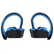 TWS-3 Wireless bluetooth 5.0 Headsets Super Bass Stereo Sports Earphone Handsfree With Mic for Phones BLUE COLOR