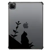 iPad Pro 11-inch (3rd/4th gen) iPad Impact Case Cat Silhouette by Edward Luper