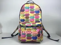 在飛比找Yahoo!奇摩拍賣優惠-小Z代購#Lesportsac 甜蜜馬卡龍 旅行雙肩降落傘防