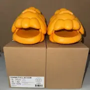 Takashi Murakami Ohana Full-Bloom Apricot Orange Mens 9| Soft Orange Foam New DS