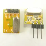 Small !!! New Arrival Super heterodyne ASK OOK RF Wireless RX TX Modules 433MHZ