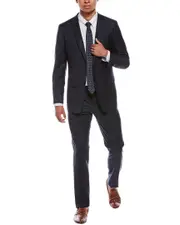 Cavalli Class 2pc Slim Fit Wool Suit