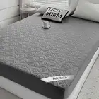 Cal King Size 72"X84" Waterproof Mattress Protector, Soft Bed Grey Mattress