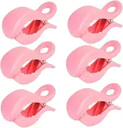 SYTHAK Stroller Pegs Clips,Universal Buggy Pram Pegs to Hooks Muslin and Toys Sun Shade to Canopy for Blanket Clamp, Car Seat Cover Clips, Pram Toy Holder, Nursing Cover. Pink