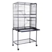Large Space Cage on Wheels for Birds Parrot