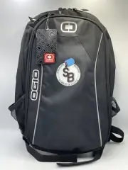 OGIO Marshall Laptop Backpack Black 411053 NWT Strickland Brothers Oil Logo