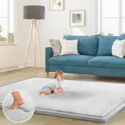 Baby Play Mat for Floor, Thick Memory Foam Tummy Time Mat, Large Non Slip Cra...