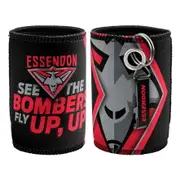 Essendon Bombers AFL Bottle Opener Keyring and Beer Can Bottle Cooler Stubby Holder