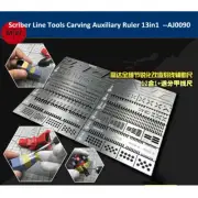 Alexen AJ0090 Scriber Line Tools Carving Auxiliary Ruler 13in1