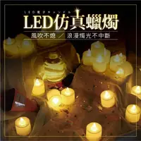 在飛比找momo購物網優惠-LED電子蠟燭 24入(LED蠟燭 求婚道具 婚禮佈置 尾牙