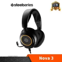 在飛比找PChome24h購物優惠-Steelseries 賽睿 Arctis NOVA 3 電