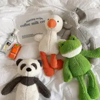 在飛比找樂天市場購物網優惠-可愛熊貓公仔 青蛙絨毛 軟體大像玩偶 卡通鴨子娃娃 床上布娃