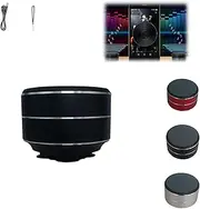 Buzzgo Speaker, Buzzgo Shock Speaker, Mini Magnetic Hi Fi Waterproof, Bone Conduction Dual-Channel Stereo, Different Carriers Experience Different Sounds with Suction Cup for Bathroom Outdoor (Black)